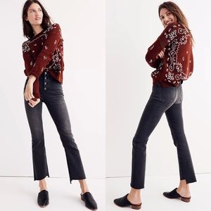 Madewell Cali Demi-Boot Jeans: Asymmetrical Hem